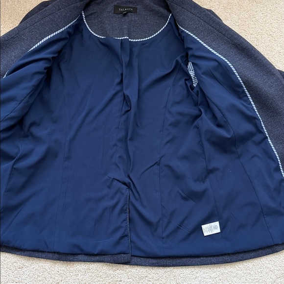 Talbots Dark Blue Blazer with Gold Buttons - Picture 3 of 8